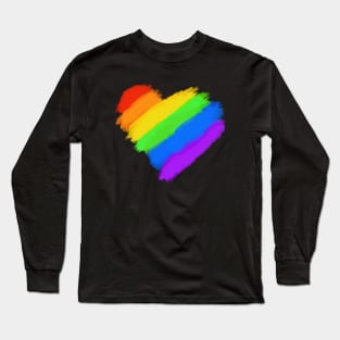 lbgt heart Long Sleeve T-Shirt